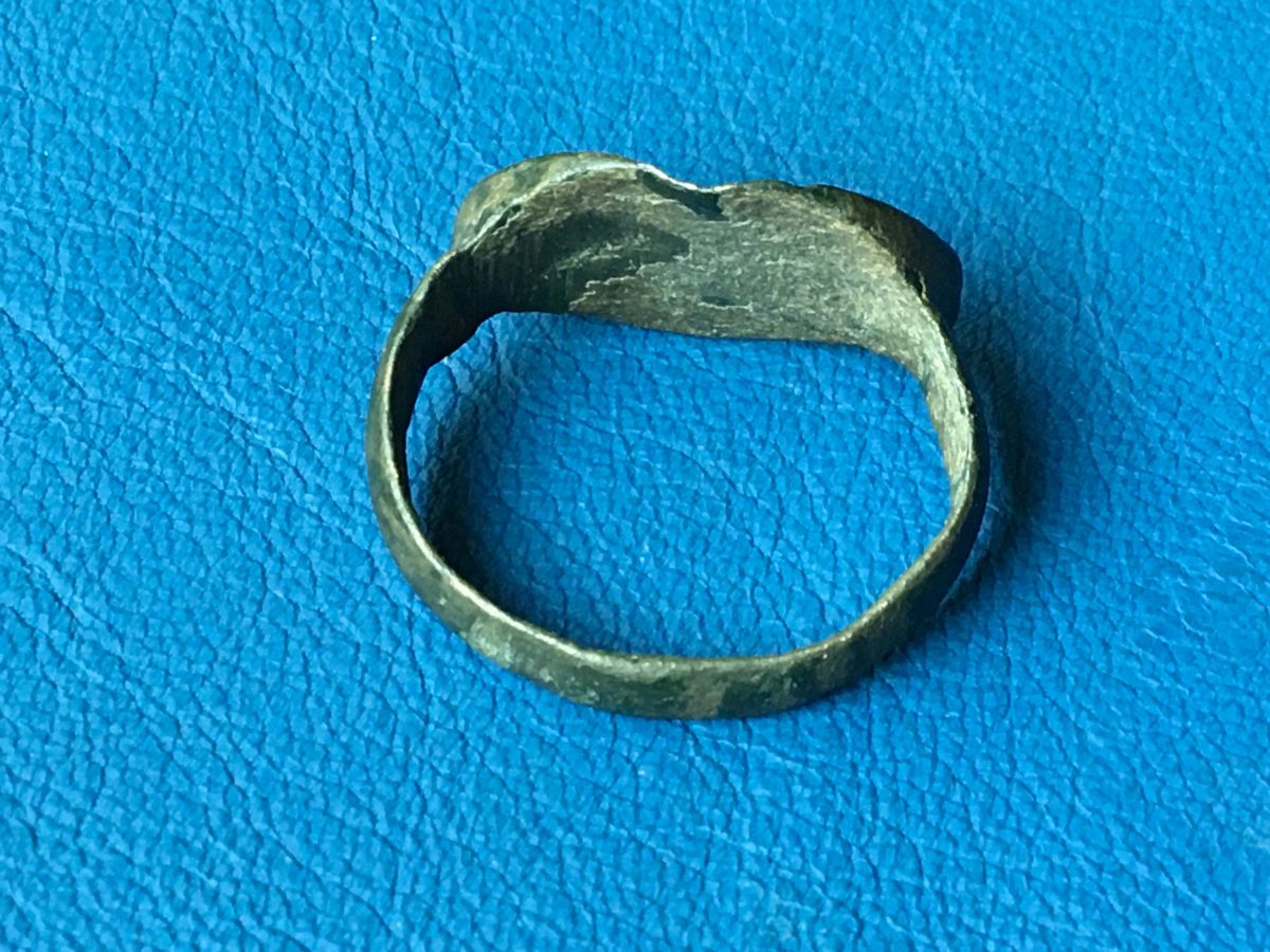 Mittelalter Ring mit Heraldik-Wappen, 15. Jahrhundert