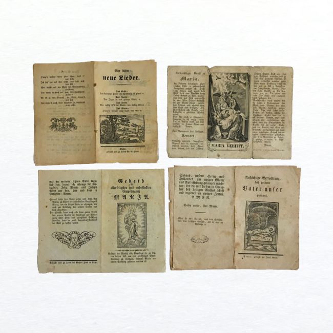 Gebetsbriefe - 18. bis 19. Jahrhundert