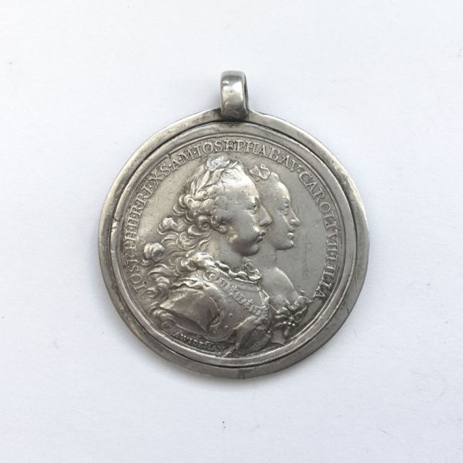 Medaille Kaiser Joseph II. und Maria Josepha von Bayern - 1765