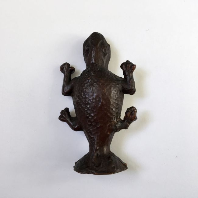 Gebärmutterkröte - Amulett, 19. Jahrhundert