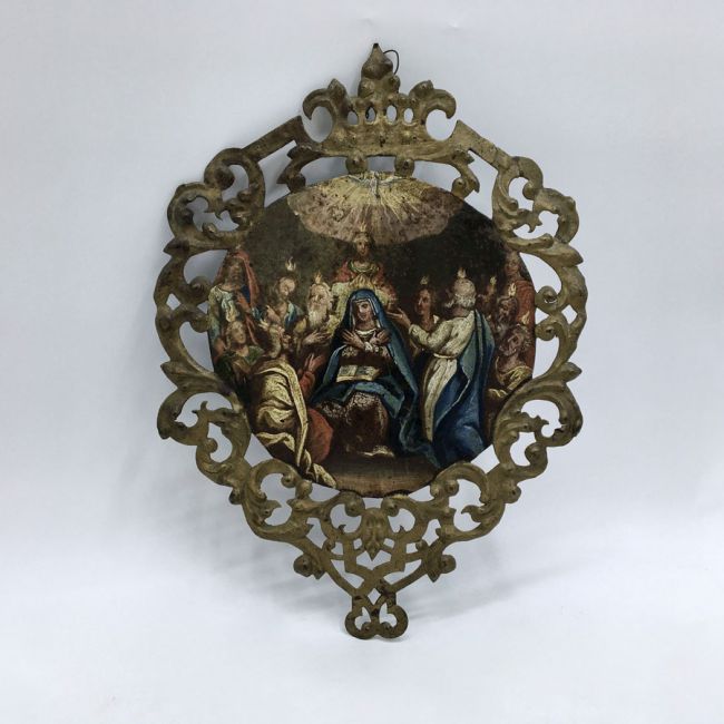 Heiligenbild / Altarbild "Ausgießung des Heiligen Geistes" - 17. Jahrhundert