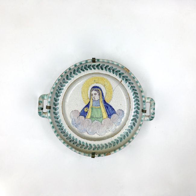 Doppelhenkelschale Maria - Gmunden, 19. Jahrhundert