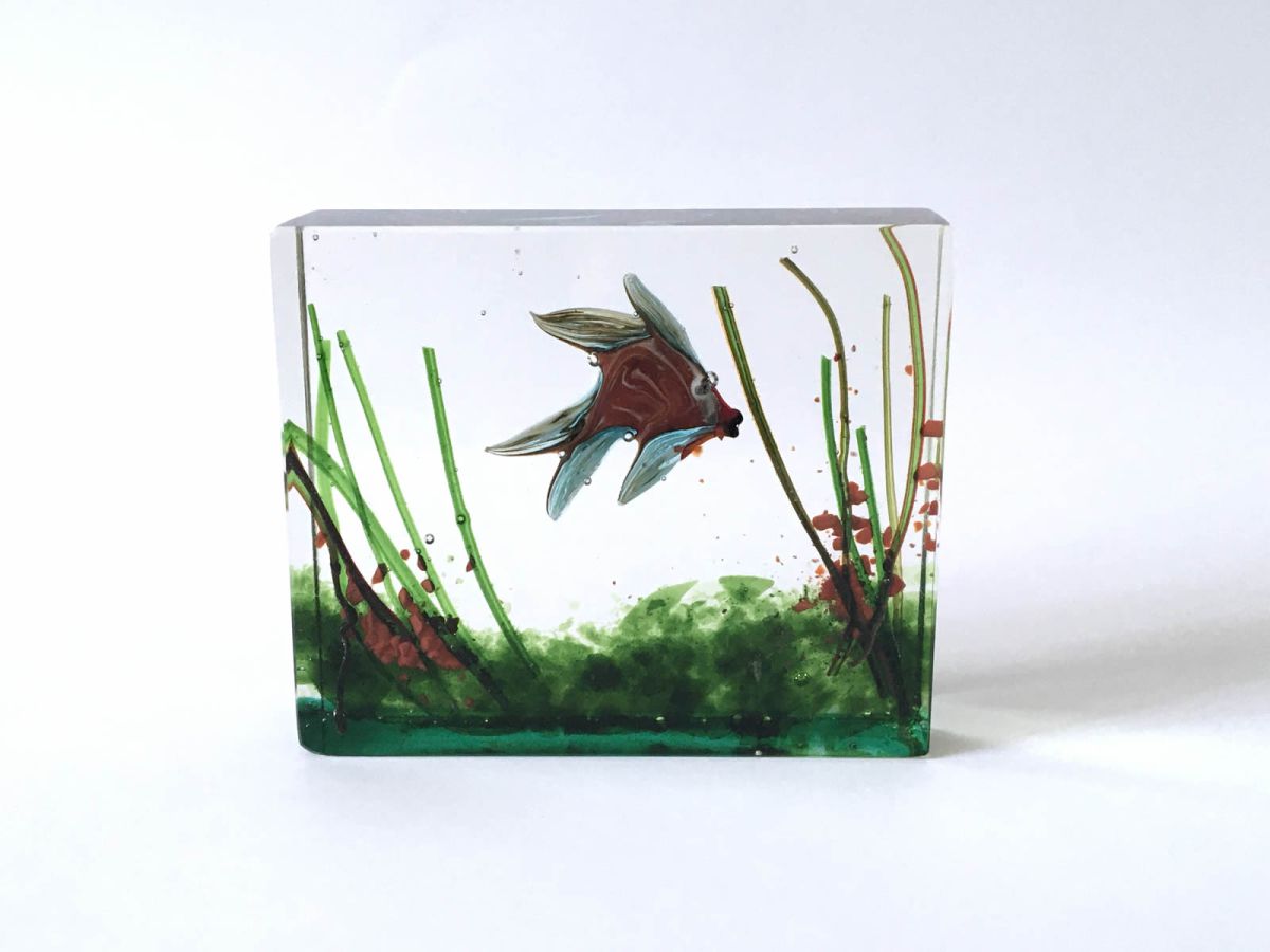 Murano Aquarium von Gino Cenedese, um 1950/1960, MidCentury