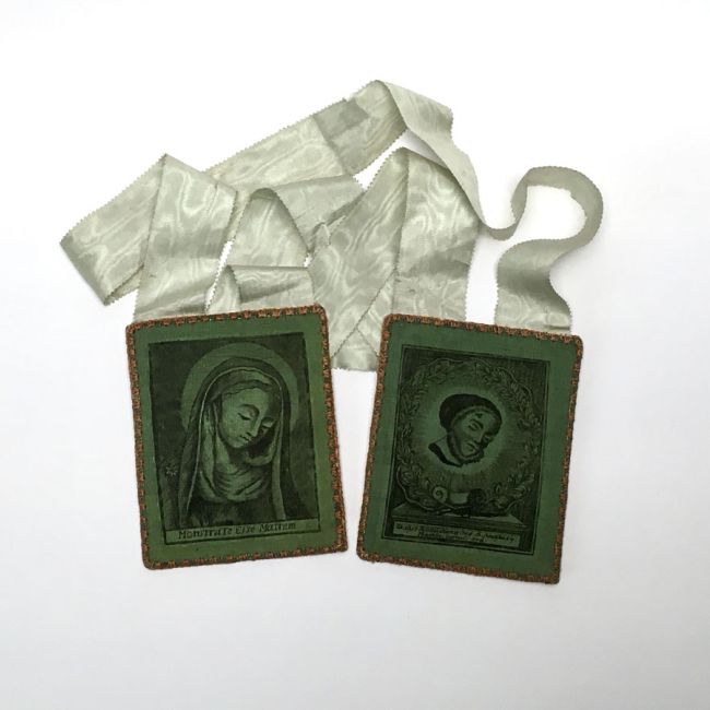 Großes Skapulier - Amulett, 18. Jahrhundert