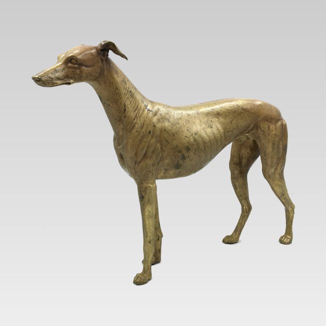 Wiener Bronze "Windhund" - F.X. Bergmann