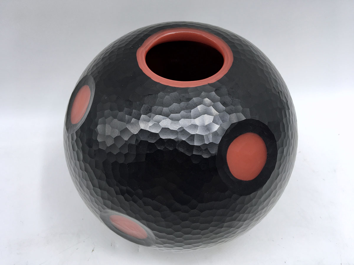 Carlo Scarpa BATTUTO Vase, Venini Murano, 1980, signiert