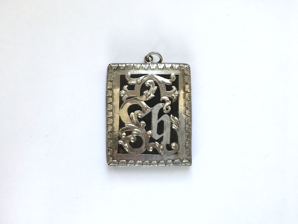 Fraisenkette Breverl IHS - Silber, 18. Jahrhundert