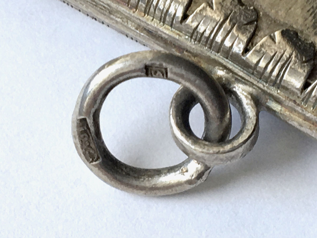 Fraisenkette Breverl IHS - Silber, 18. Jahrhundert