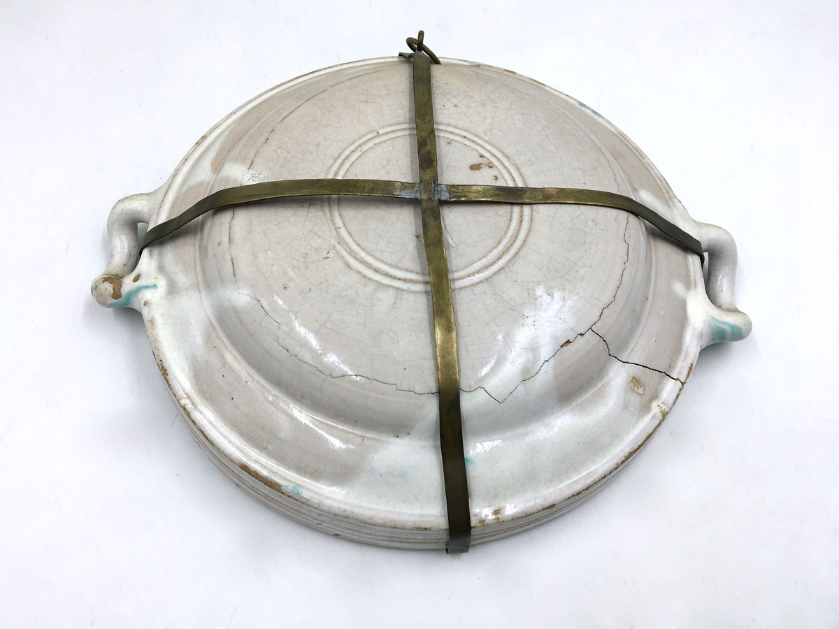 Doppelhenkelschale Hl. Franziska - Gmunden, 18. Jahrhundert