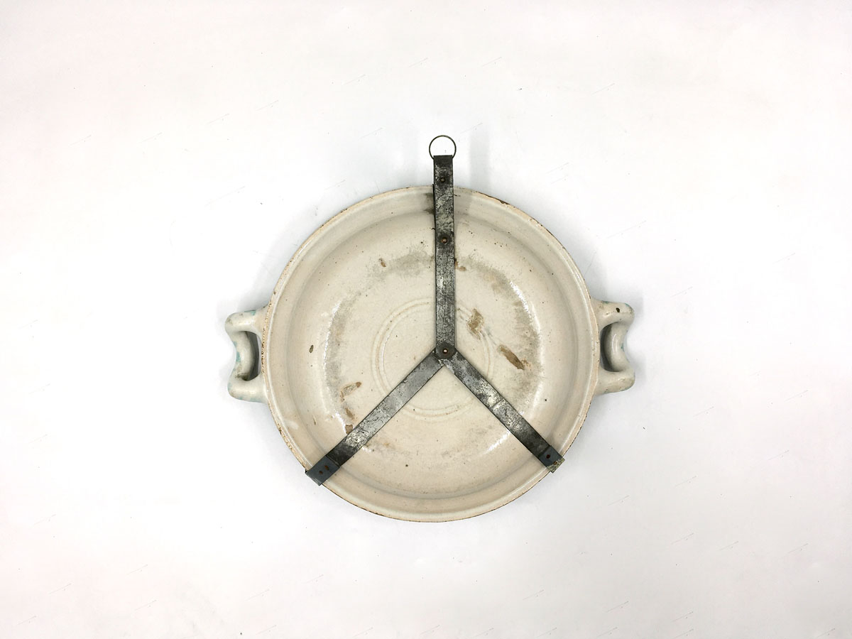 Doppelhenkelschale Hl. Paulus - Gmunden um 1800