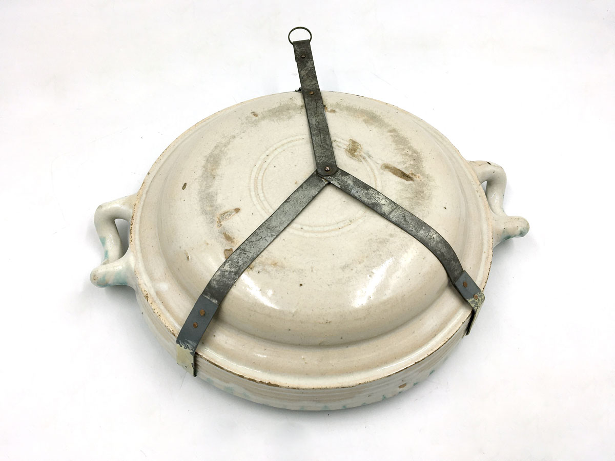 Doppelhenkelschale Hl. Paulus - Gmunden um 1800