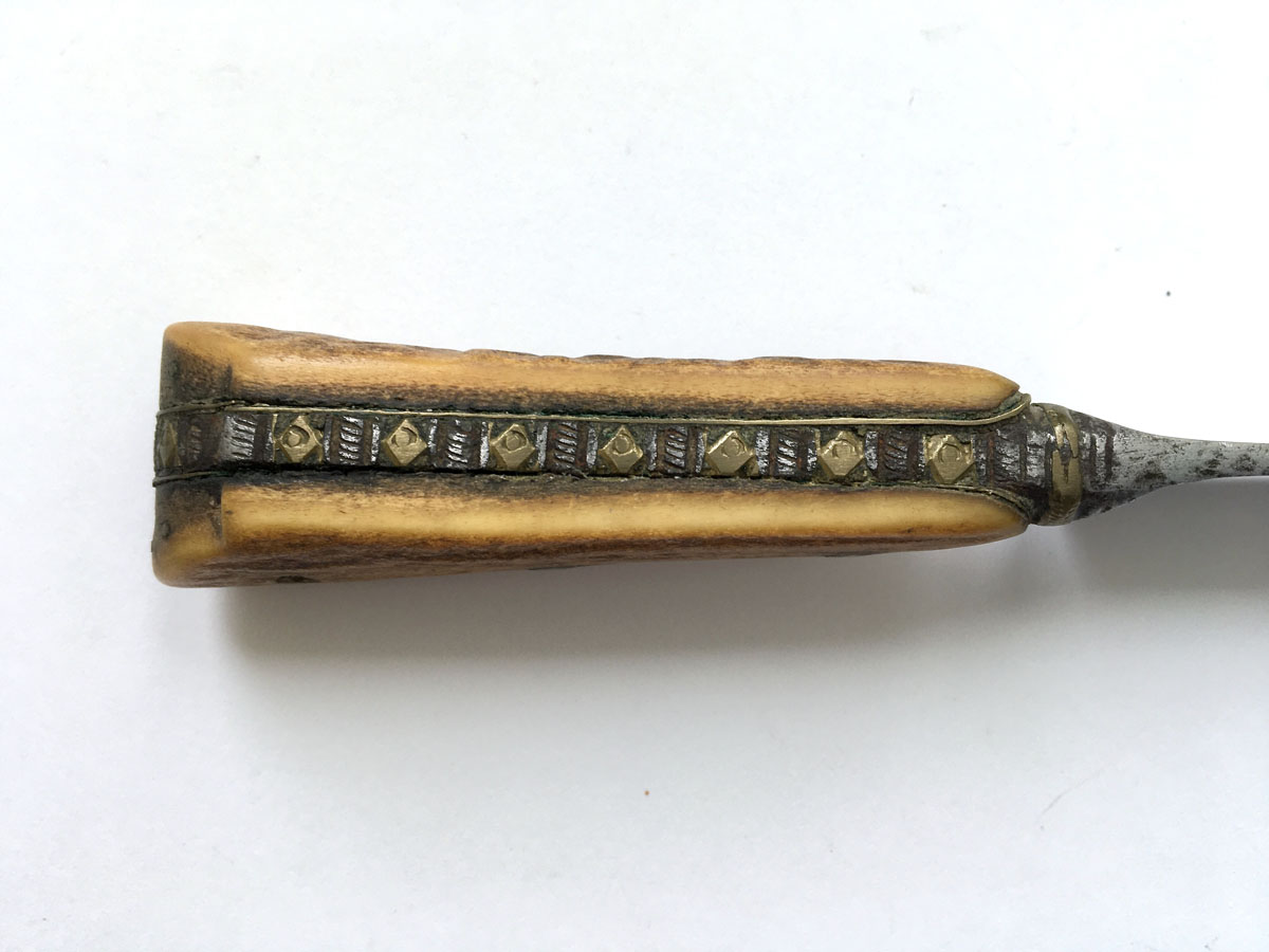 Drudenmesser, datiert 1861