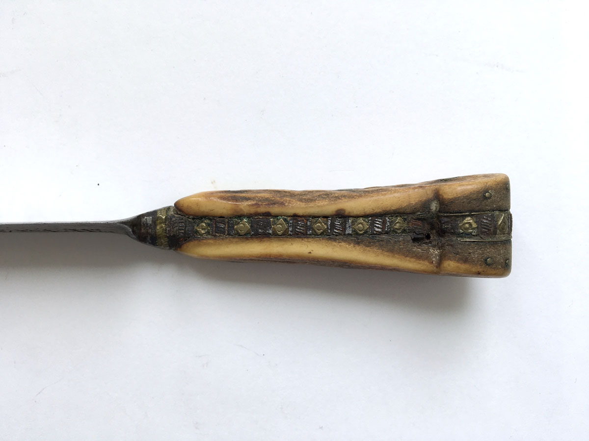 Drudenmesser, datiert 1861