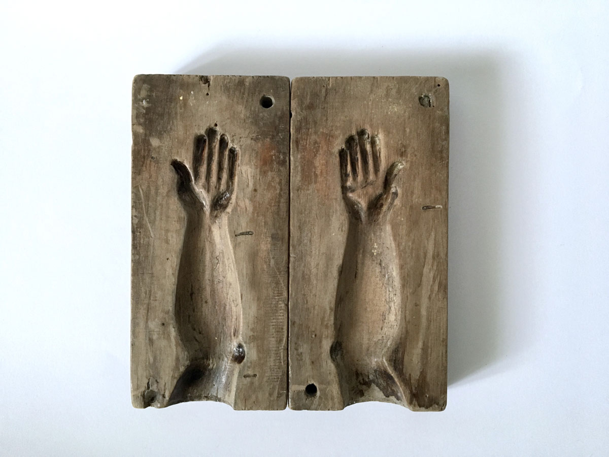 Wachsmodel Exvoto Hand - Salzburg, 18. Jahrhundert