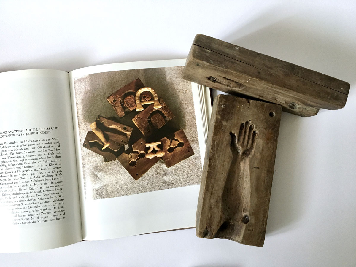 Wachsmodel Exvoto Hand - Salzburg, 18. Jahrhundert