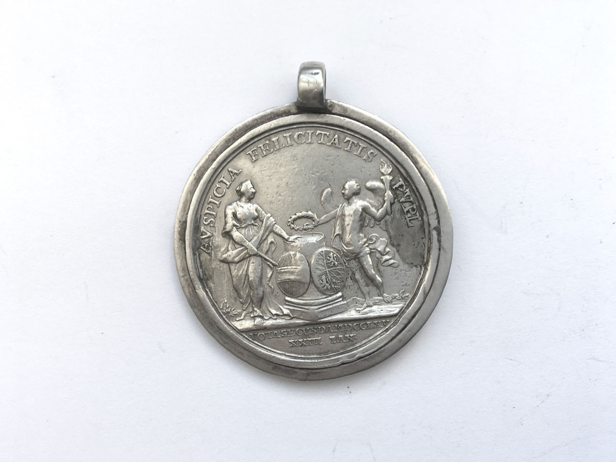 Medaille Kaiser Joseph II. und Maria Josepha von Bayern - 1765