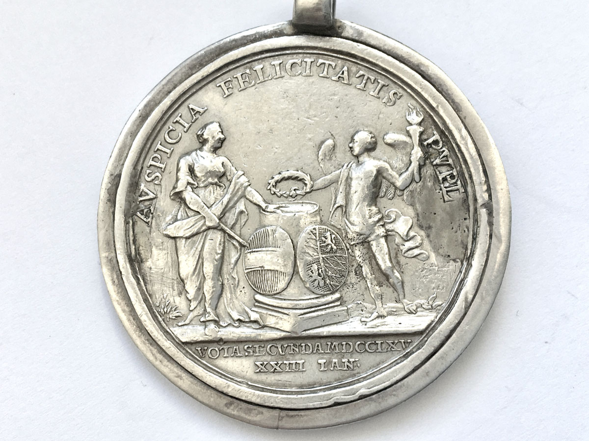 Medaille Kaiser Joseph II. und Maria Josepha von Bayern - 1765