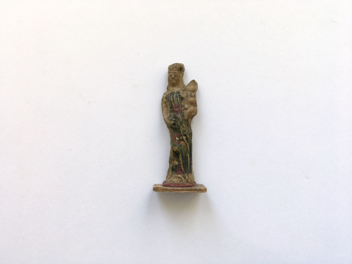 Schabmadonna / Schabfigur - Amulett, 18. Jahrhundert