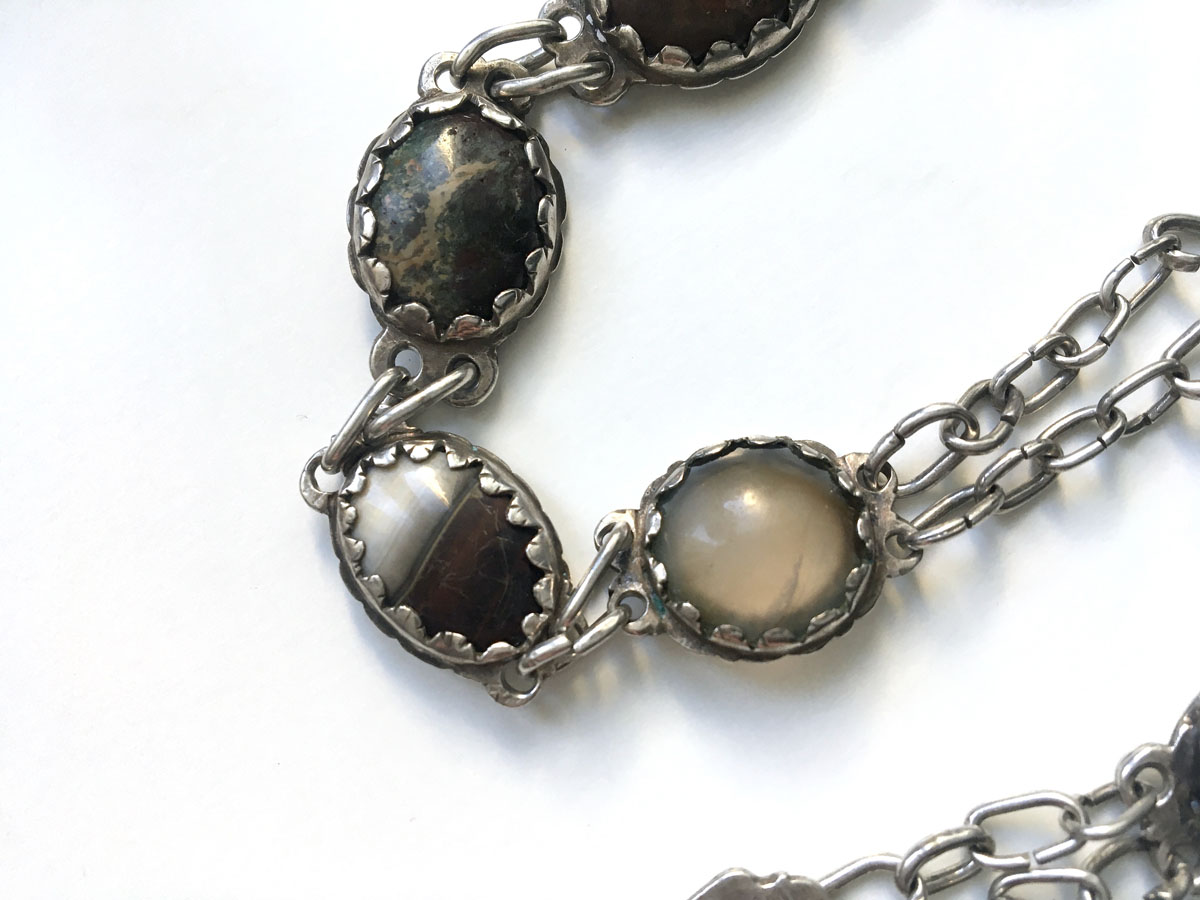 Schreckstein-Kette - Silber, 18. Jahrhundert