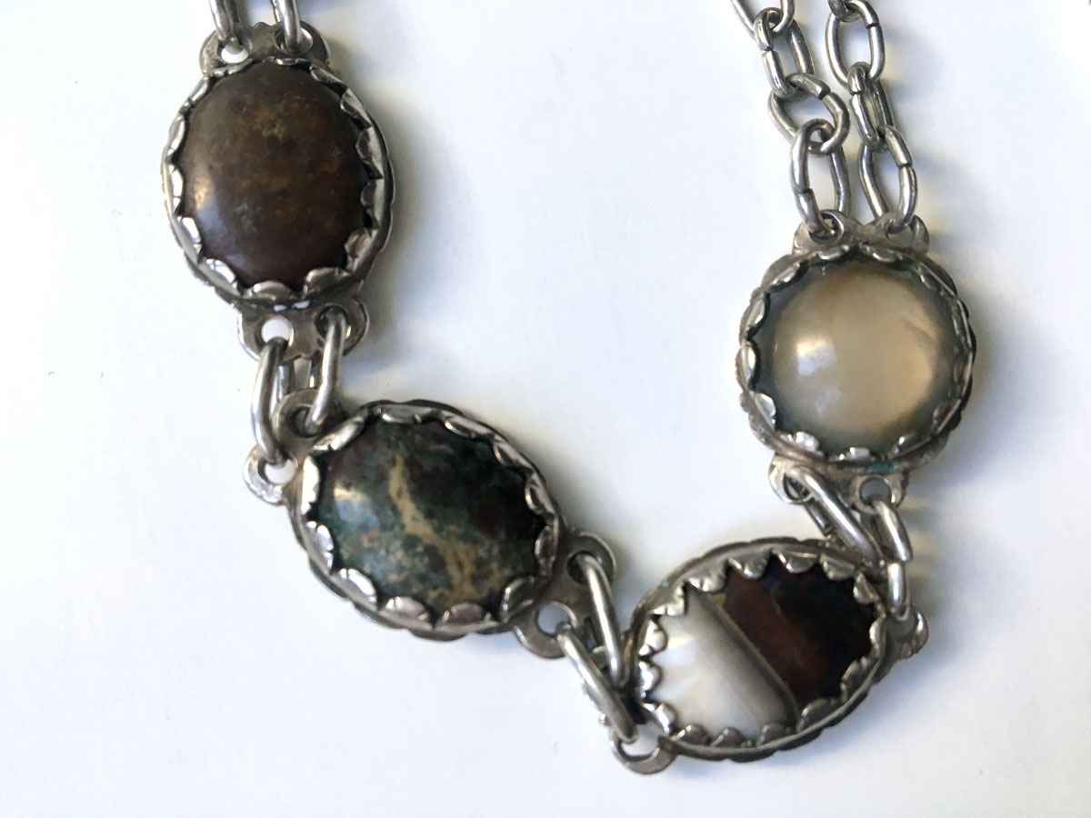 Schreckstein-Kette - Silber, 18. Jahrhundert