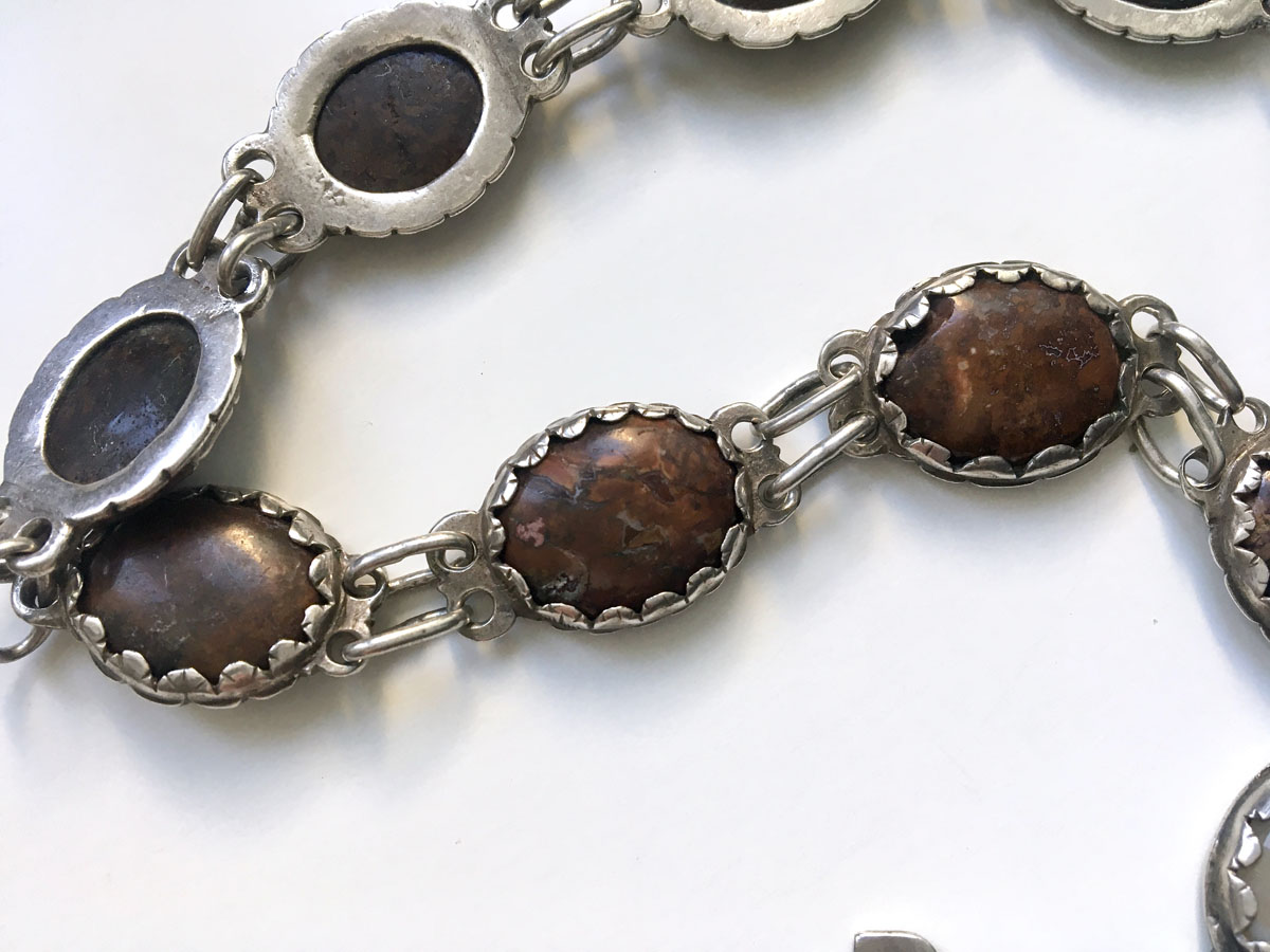 Schreckstein-Kette - Silber, 18. JahrhundertSchreckstein-Kette - Silber, 18. Jahrhundert