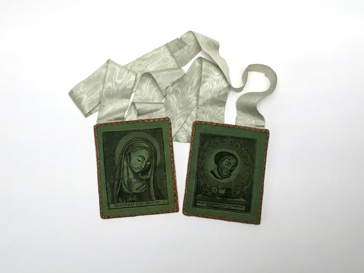 Großes Skapulier - Amulett, 18. Jahrhundert