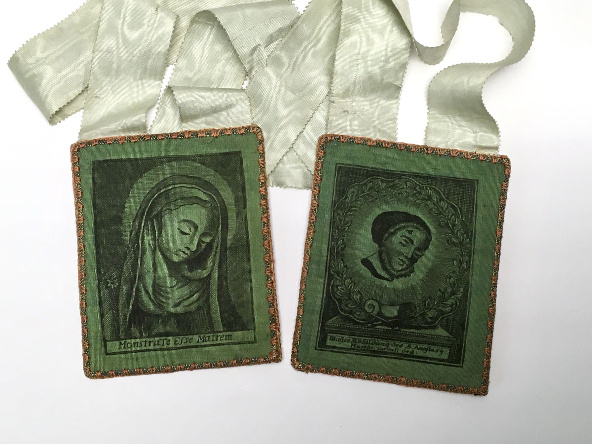 Großes Skapulier - Amulett, 18. Jahrhundert