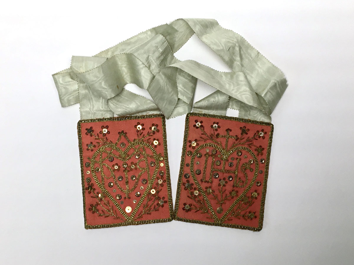 Großes Skapulier - Amulett, 18. Jahrhundert