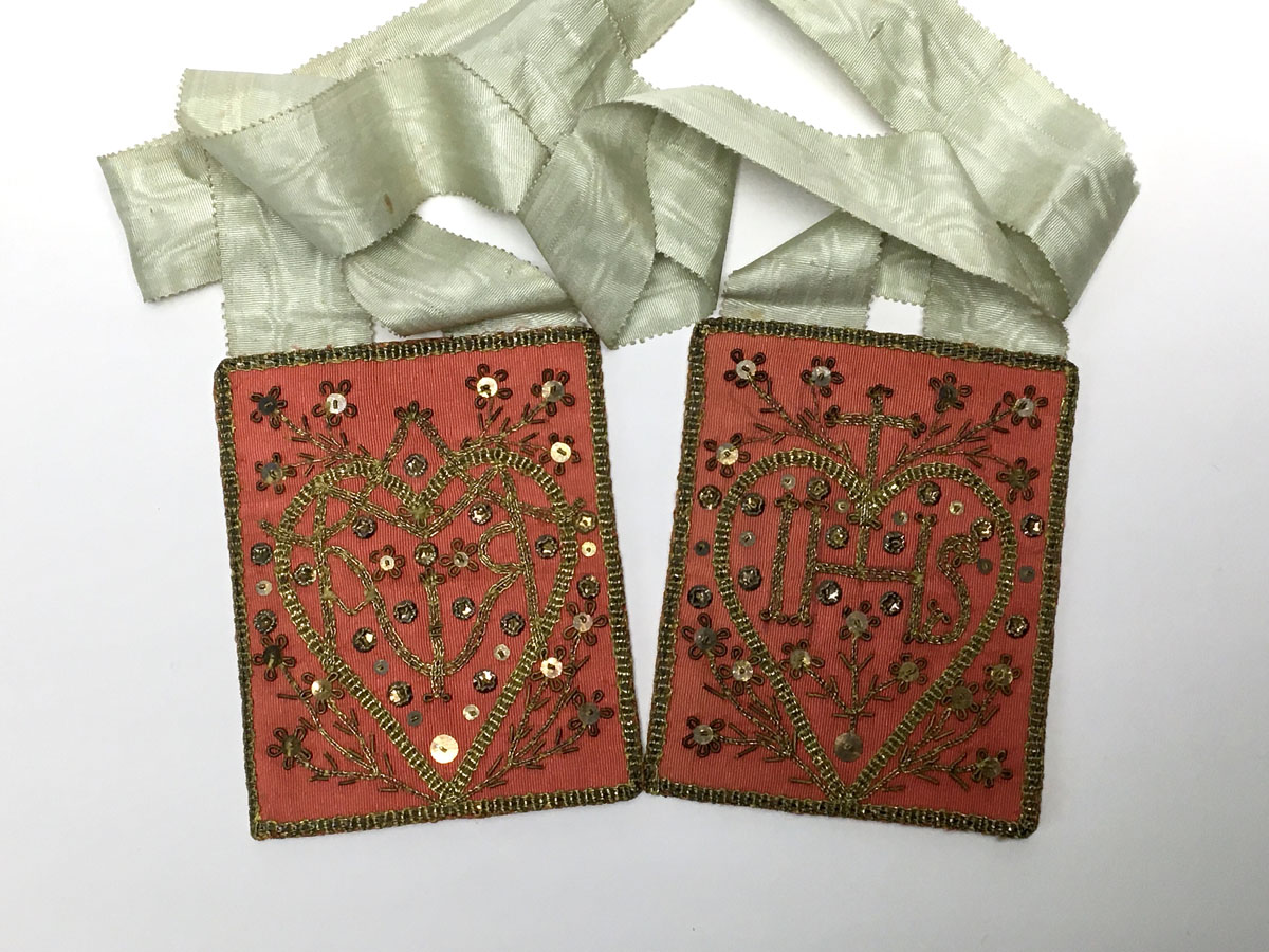 Großes Skapulier - Amulett, 18. Jahrhundert