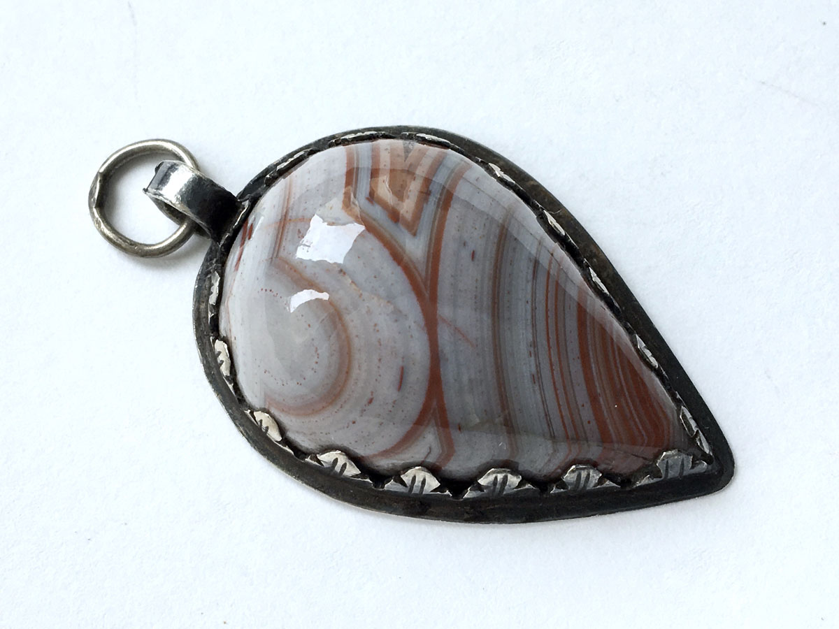 Verschreistein / Schreckstein - Amulett, 18. Jahrhundert